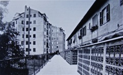 z161. Ludovico Quaroni, Mario Ridolfi e coll. Quartiere Tiburtino, Roma 1950 ca