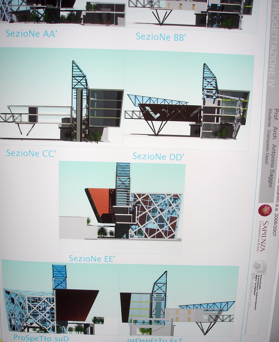 Dess&igrave; LAb IVd Prof. Antonino Saggio Architettura la sapienza Roma 2007