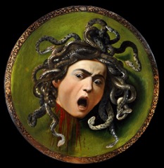 19. Medusa Uffizi Firenze 1597 ca 60x 55 cm