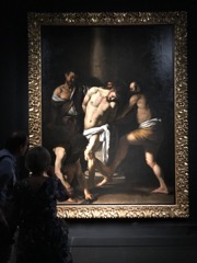 24. La Flagellazione di Cristo, (1607-1608) 286 × 213 cm, Museo di Capodimonte Napoli