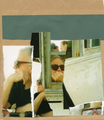 
Louis Sauer LS montage 1998, cut & torn photos and pape