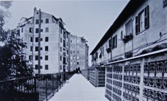 z161. Ludovico Quaroni, Mario Ridolfi e coll. Quartiere Tiburtino, Roma  1950 ca