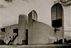 222. Le Corbusier, Cappella Notre-Dame du Haut,  Ronchamp 1950-1955